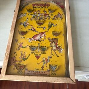 Vintage bagatelle rodeo pinball game northwestern products